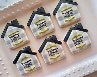 12 houses cookies, welcome home cookies