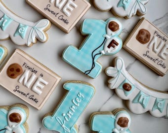 12 One sweet cookie theme, first birthday favors, personalized treats,