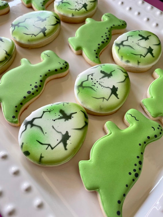 12 galletas de azúcar T rex/galletas de huevos de dinosaurio -  México