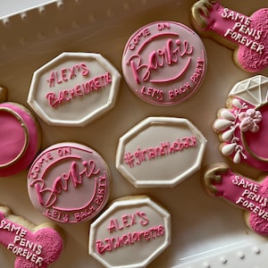 12 Barbie Kekse / Barbie inspirierte Kekse / Braut Kekse