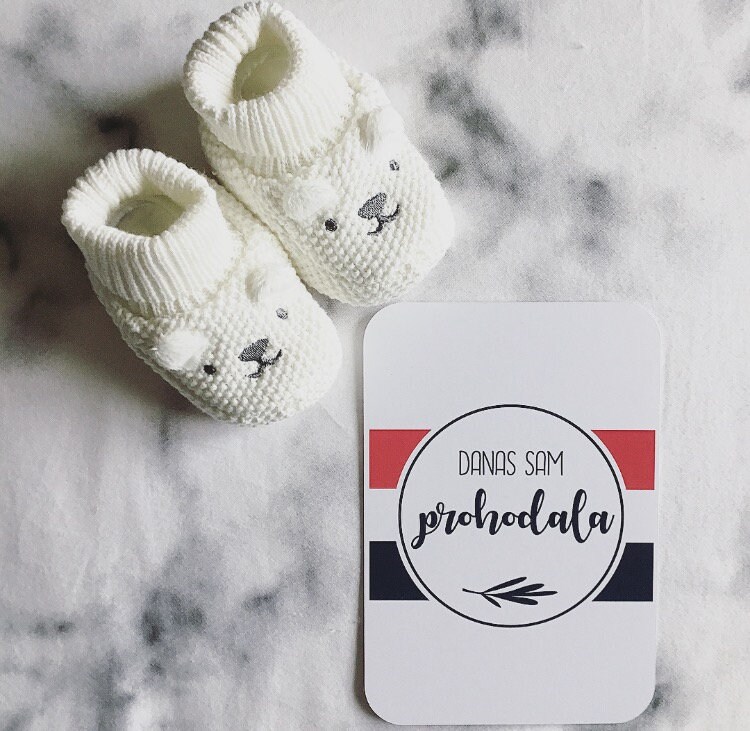 CROATIAN Baby Milestone Cards Etsy