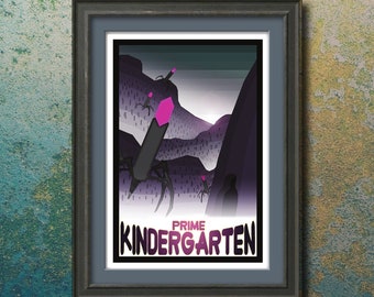 PRIME KINDERGARTEN - Travel Poster - Steven Universe - 13"x19" (Direct from the Artist)