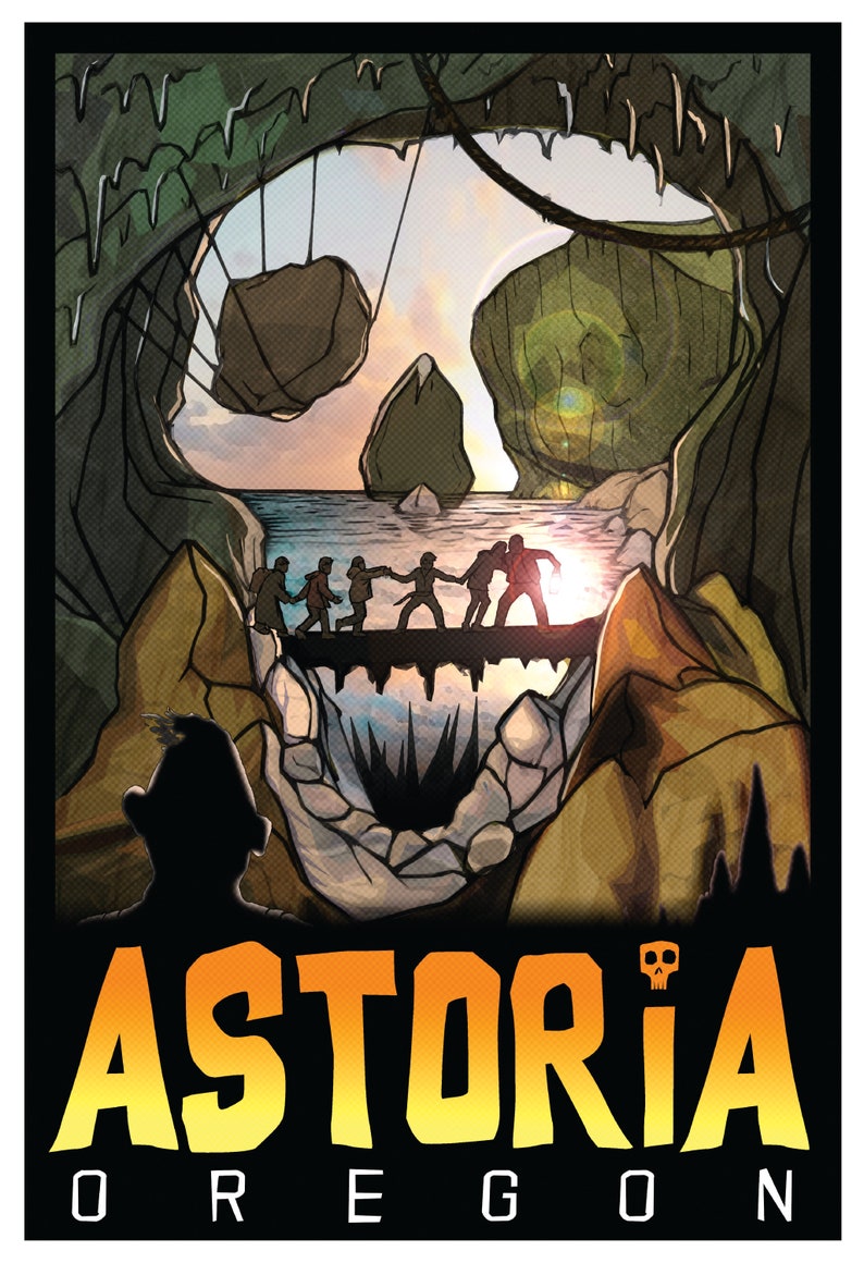 ASTORIA OR Travel Poster Goonies 13x19 Etsy