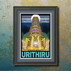 Urithiru - Travel Poster - Way of Kings / Stormlight Archive - 13"x19" (Direct from the Artist)