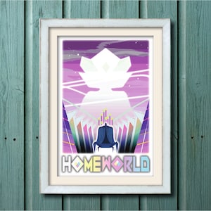 HOMEWORLD - Travel Poster - Steven Universe - 13"x19" (Direct from the Artist)