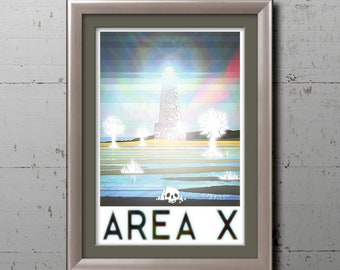 AREA X - Travel Poster - Annihilation / Southern Reach - 13"x19" (Direct from the Artist)