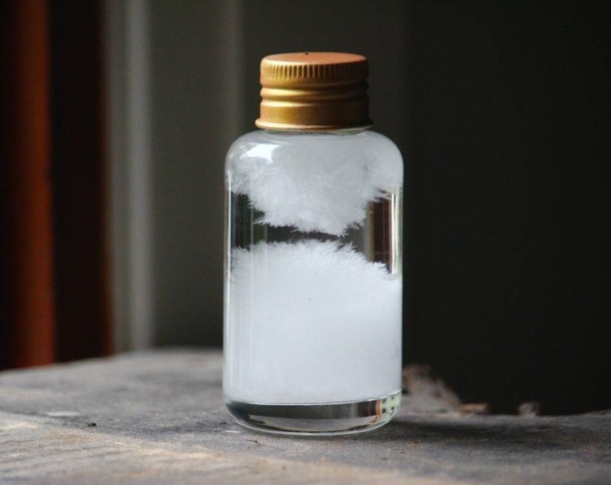 Storm Glass Gold Pop Weather Prediction Rustic Home Decor Handmade Gift