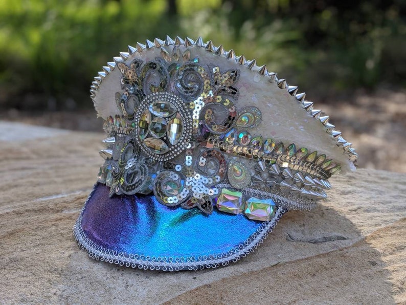 bedazzled captain hat