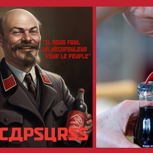 DECAPSURSS - Abridor de garrafas comunista imagem 4