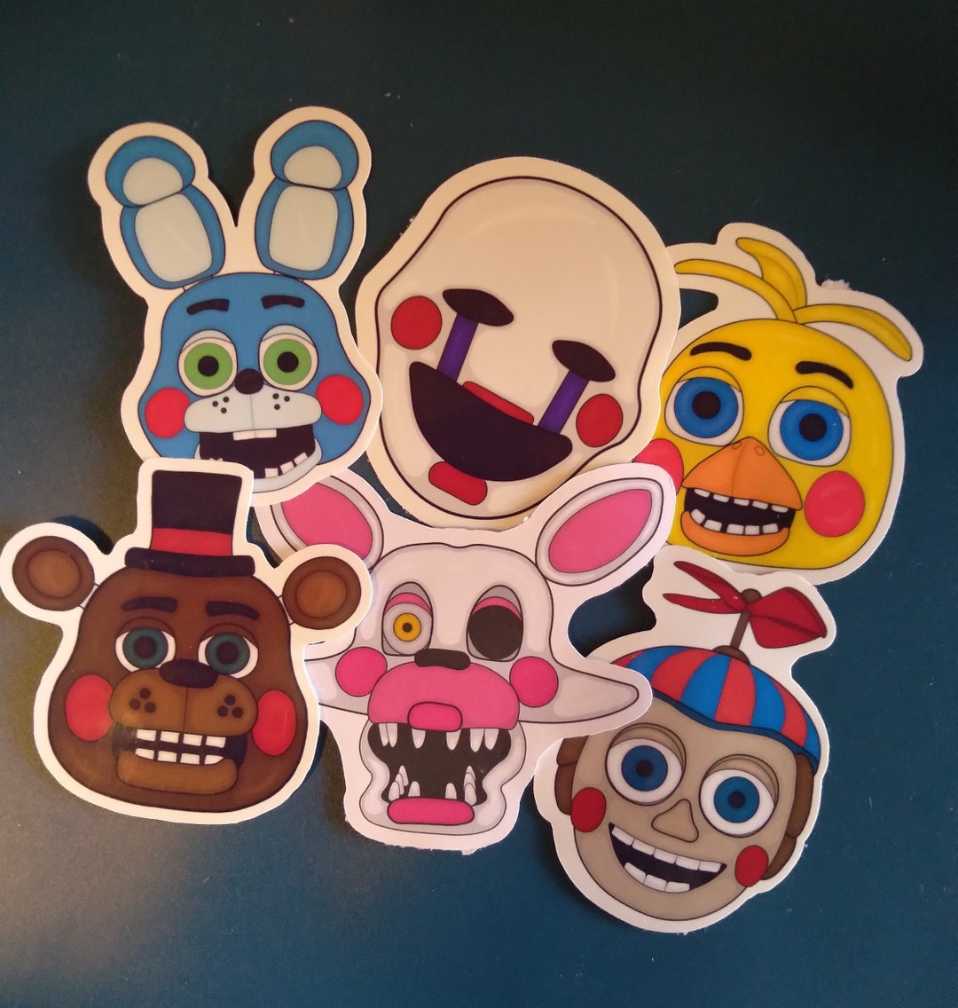 Five Nights At Freddy's Cartoon Freddy Sticker Bumper Decal - ''SIZES