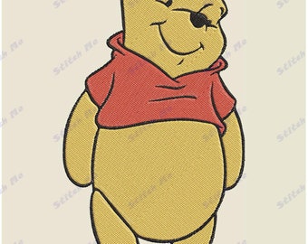 Winnie the Pooh Filled 07 Embroidery Design - Instant