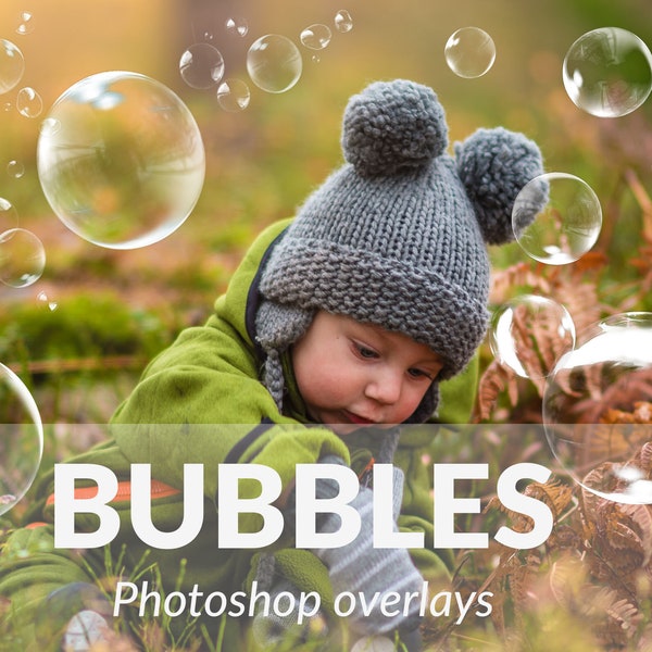 Soap bubble overlays for photoshop, realistic bubble overlays, floating bubbles, blowing bubbles, photo effect, commercial use