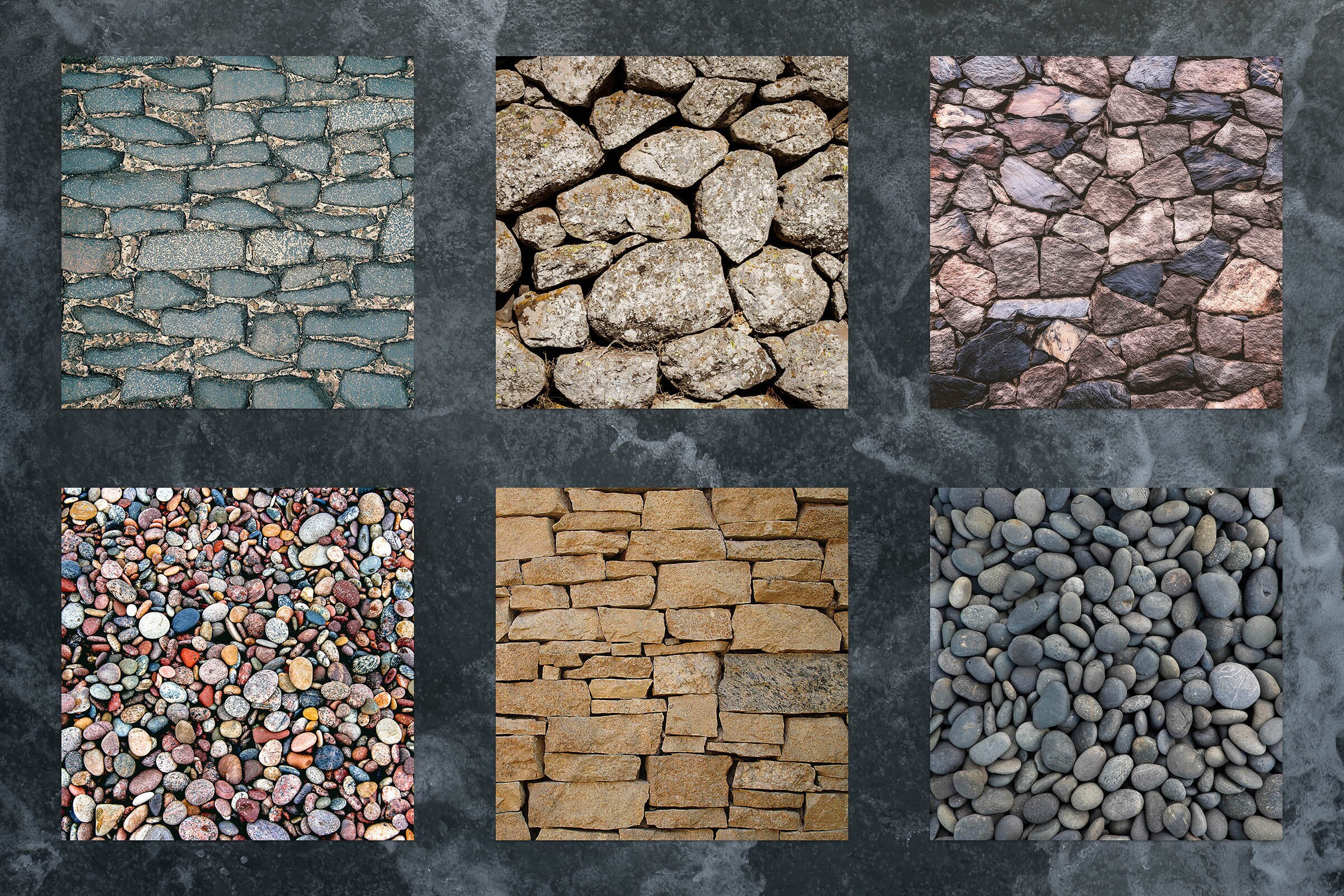 Rock and Stones Digital Paper, Pebbles Textures, Little Stones, Beach ...