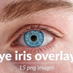 Eye iris clipart, doll eyes digital collage sheets, photo overlays, realistic irides, cabochon, digital download for craft
