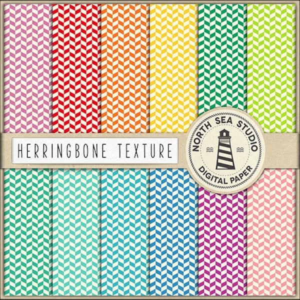 Herringbone digital paper herringbone paper colorful backgrounds digital scrapbooking 12 jpg 300 dpi files download