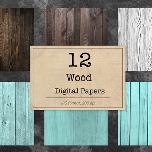 Teal wood digital paper, rustic wood textures, teal distressed wood, teal wedding backgrounds, commercial use