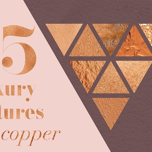 Luxury copper textures, copper digital paper, elegant copper backgrounds, perfect for creating texts, patterns, invites and more