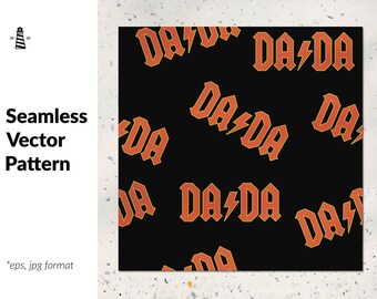 Dad life seamless pattern, dad vector background, cool dad surface pattern, dada digital paper