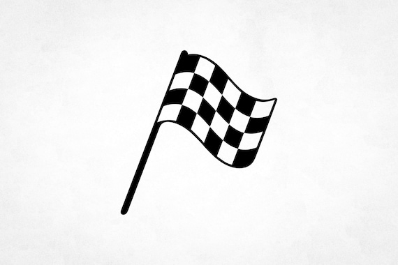 Zielflagge Schwarz-weiß Kariert – 90x150 Cm Für Rennen & Motorsport