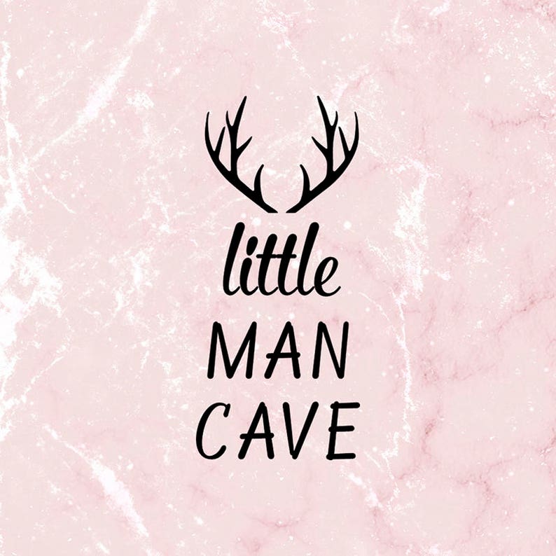 Download Little Man Cave SVG Baby Boy Nursery Clipart Little Man SVG | Etsy