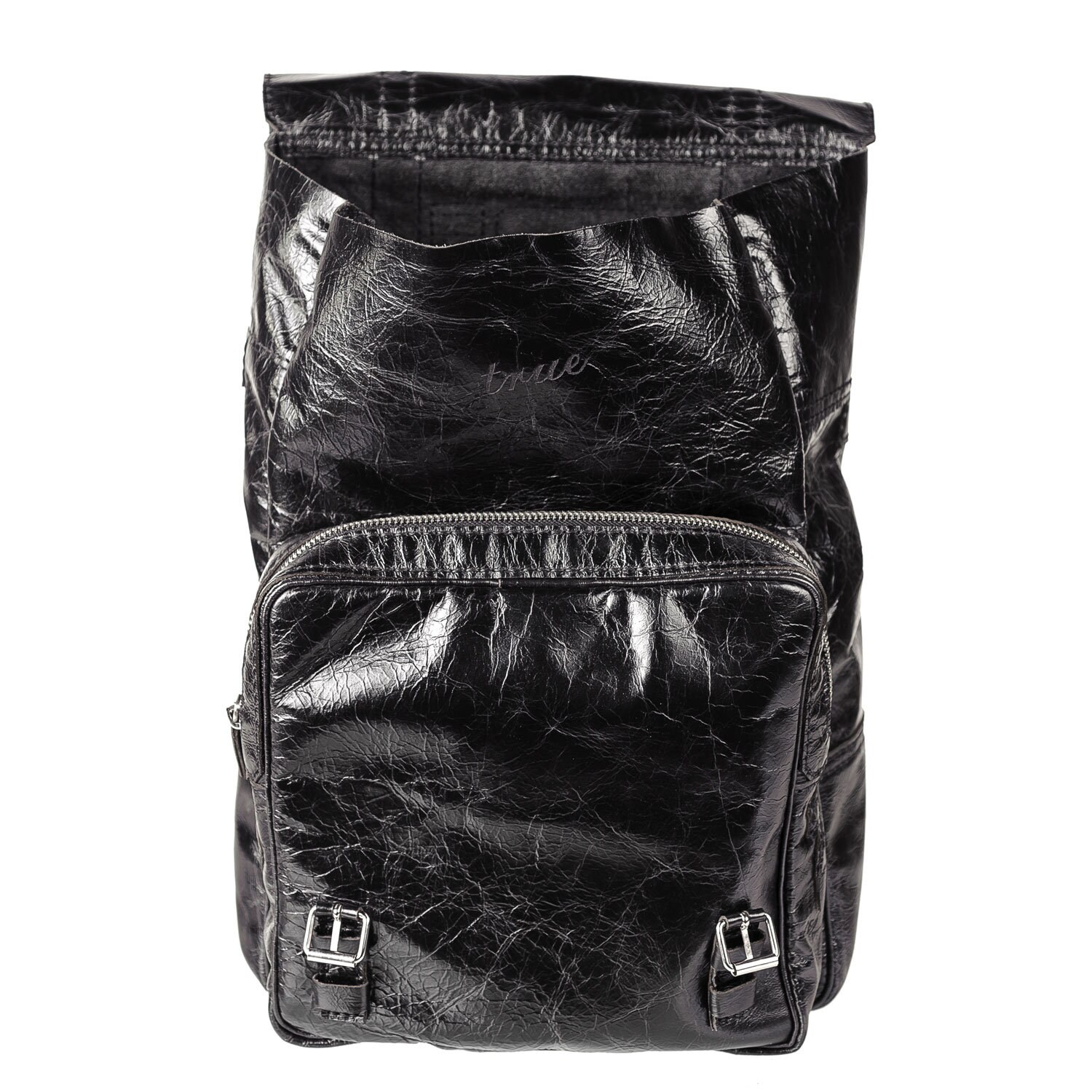 Womens black leather backpack Hand crafted LEATHER BACKPACK Etsy