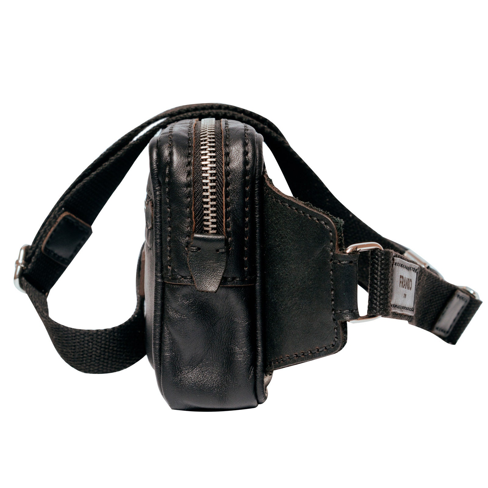 Belt black bag Unisex crossbody bag leather hip bag Etsy