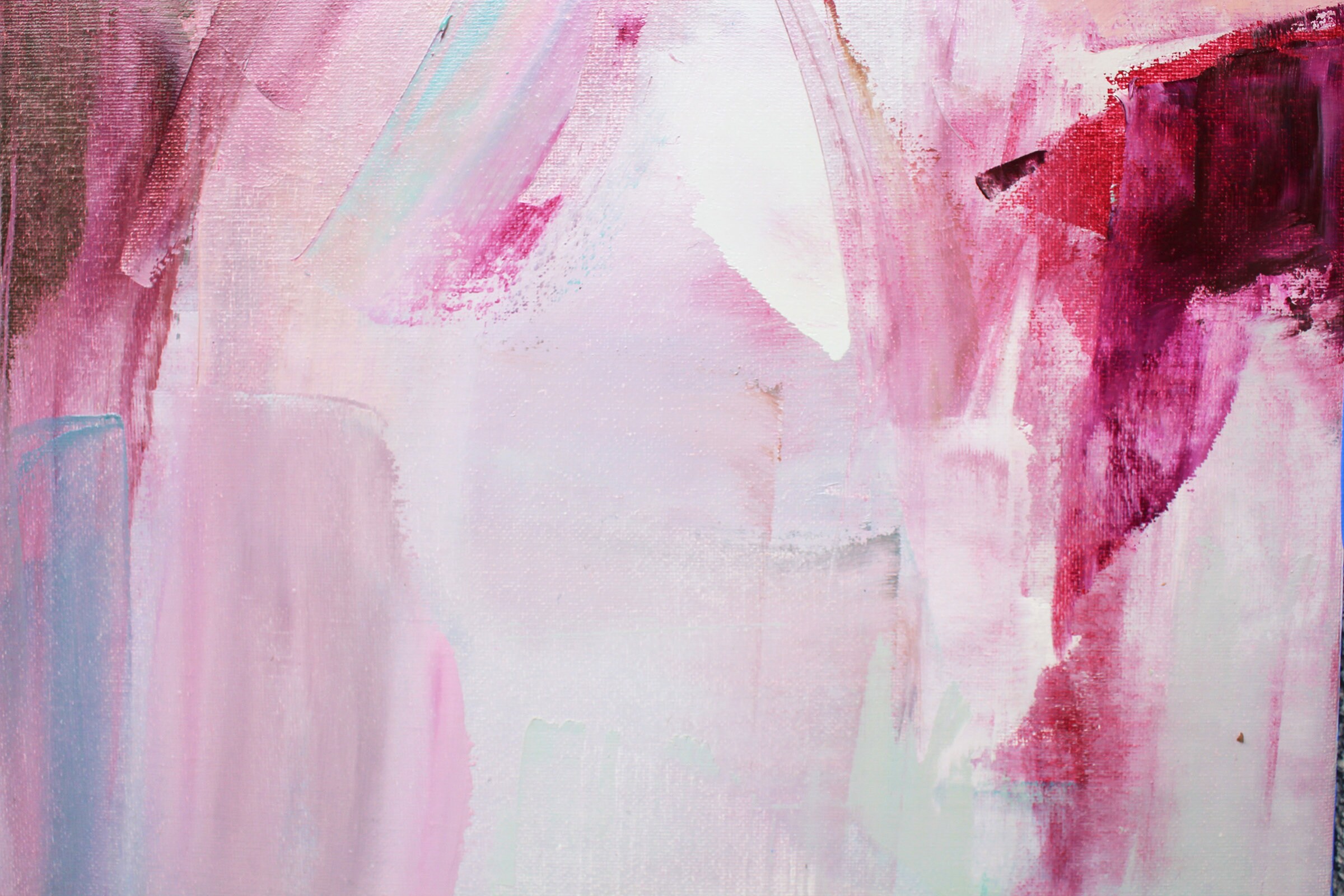 Girl Abstract Portrait Original Oil Painting Female Portrait Woman Art ...