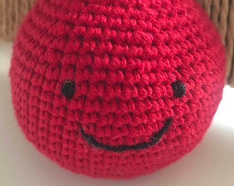 Crochet Pomegranate Rattle