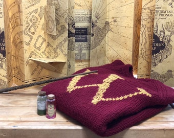 Weasley sweater handmade  Monogram Christmas wizard witch mr malkins customized