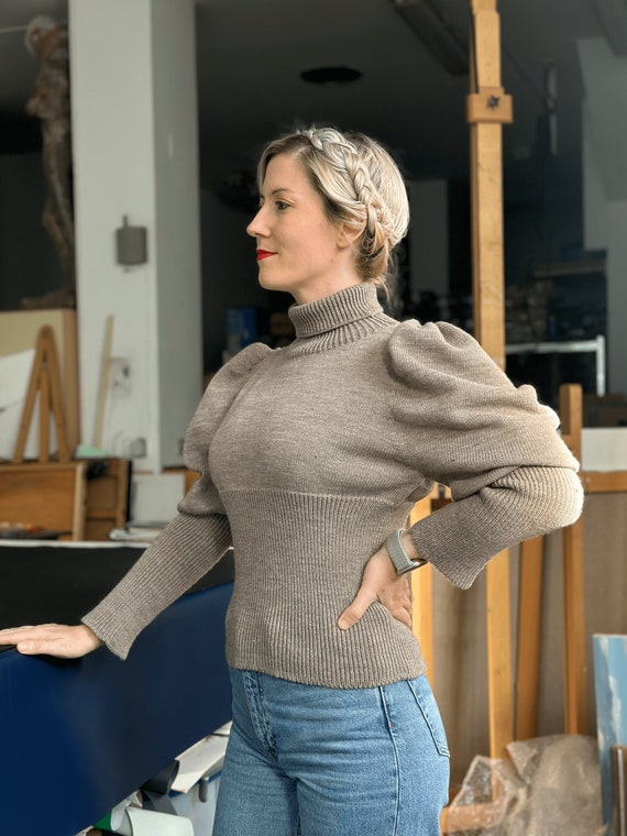 Su ter Victoriano Para Mujer 1897 Pierna De Cordero Jersey