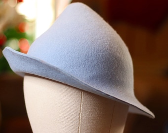 Chapeau de sorcière bleu / chapeau de sorcier style école française mode magique