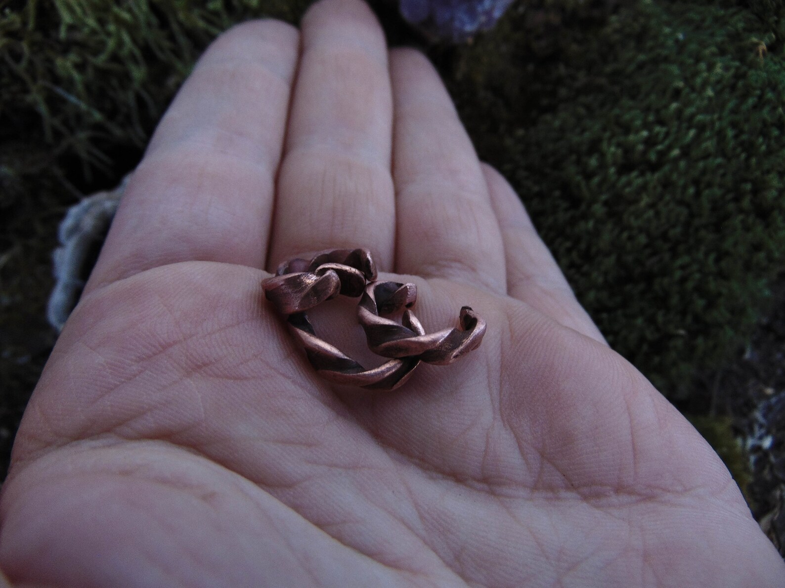 Copper Viking Ear Cuff Viking Nopiercing Earring Dainty Etsy