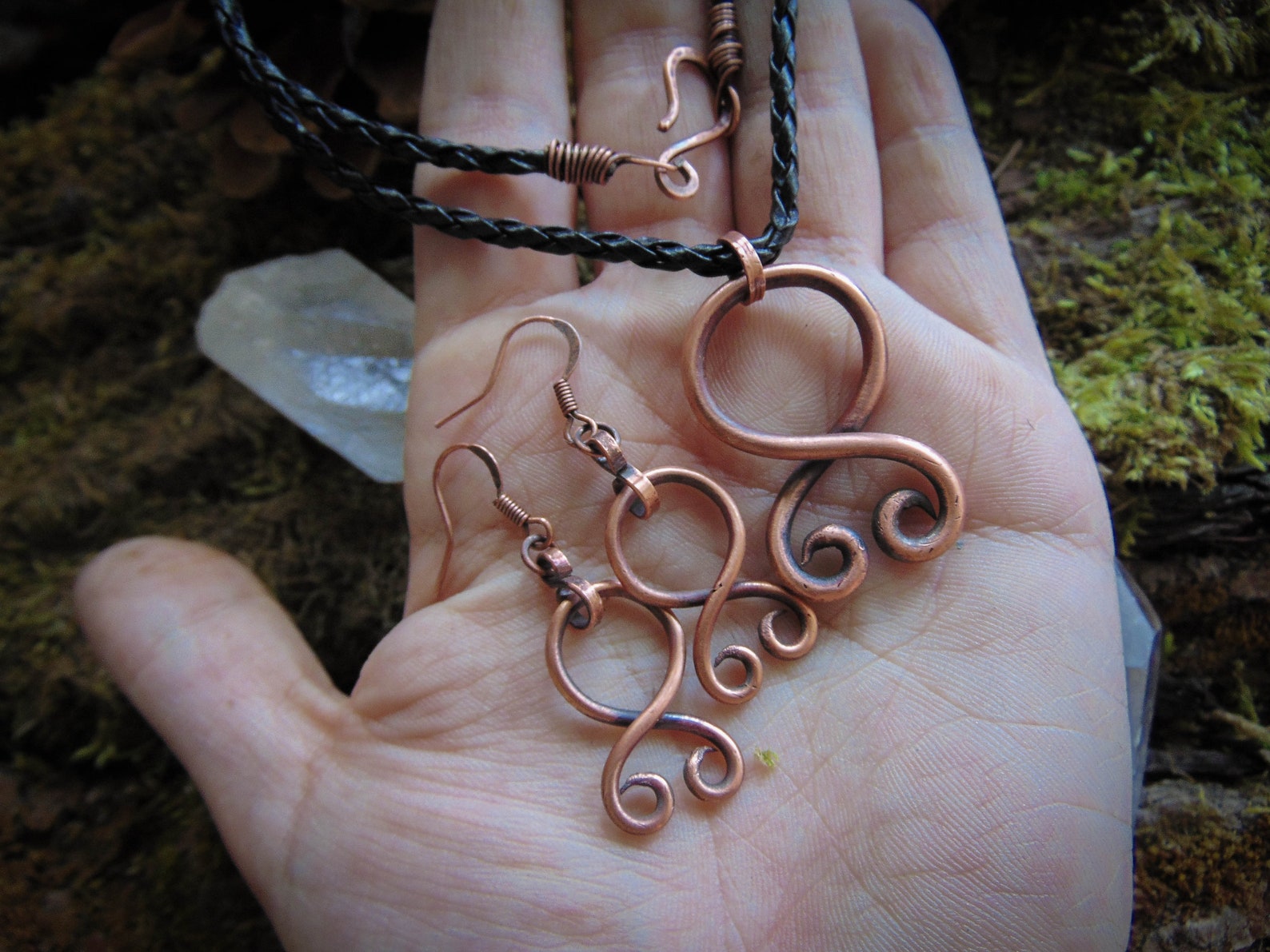 Troll Cross Earrings Bronze Age Earrings Viking Earrings Etsy