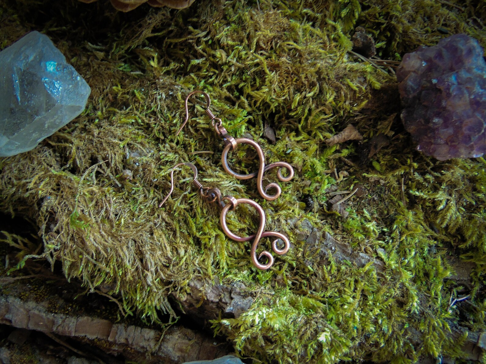 Troll Cross Earrings Bronze Age Earrings Viking Earrings Etsy