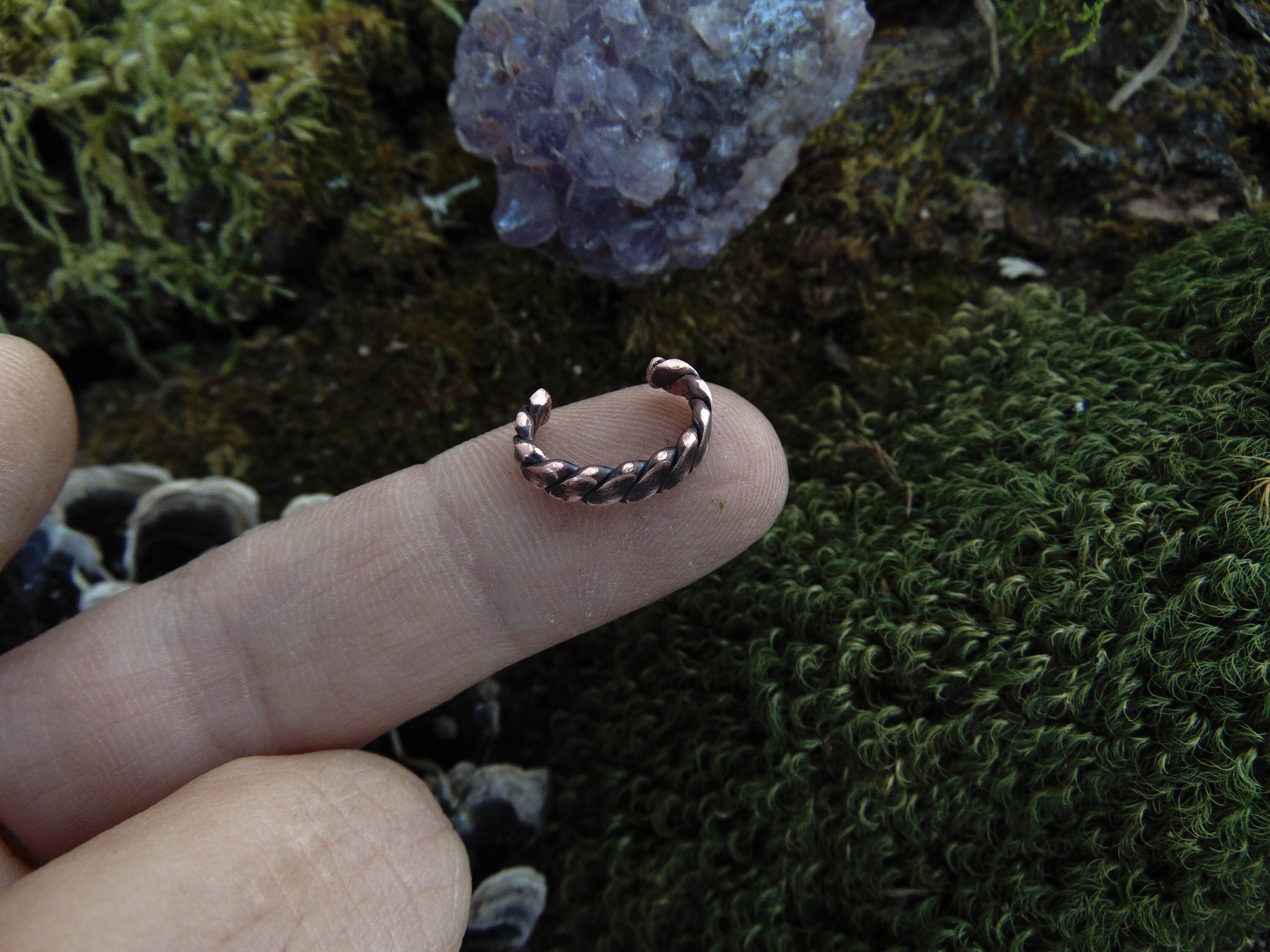 Copper Viking Ear Cuff Celtic Nopiercing Earring Dainty Etsy Ireland