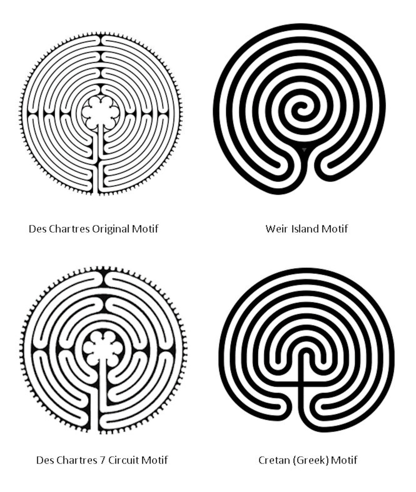 Meditation Labyrinth Medium Customizable Collectors Ed. Etsy