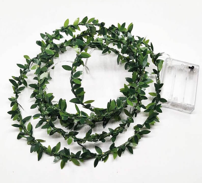 LED Ivy Leaf Fairy String Lights Leaf Garland With Fairy Etsy