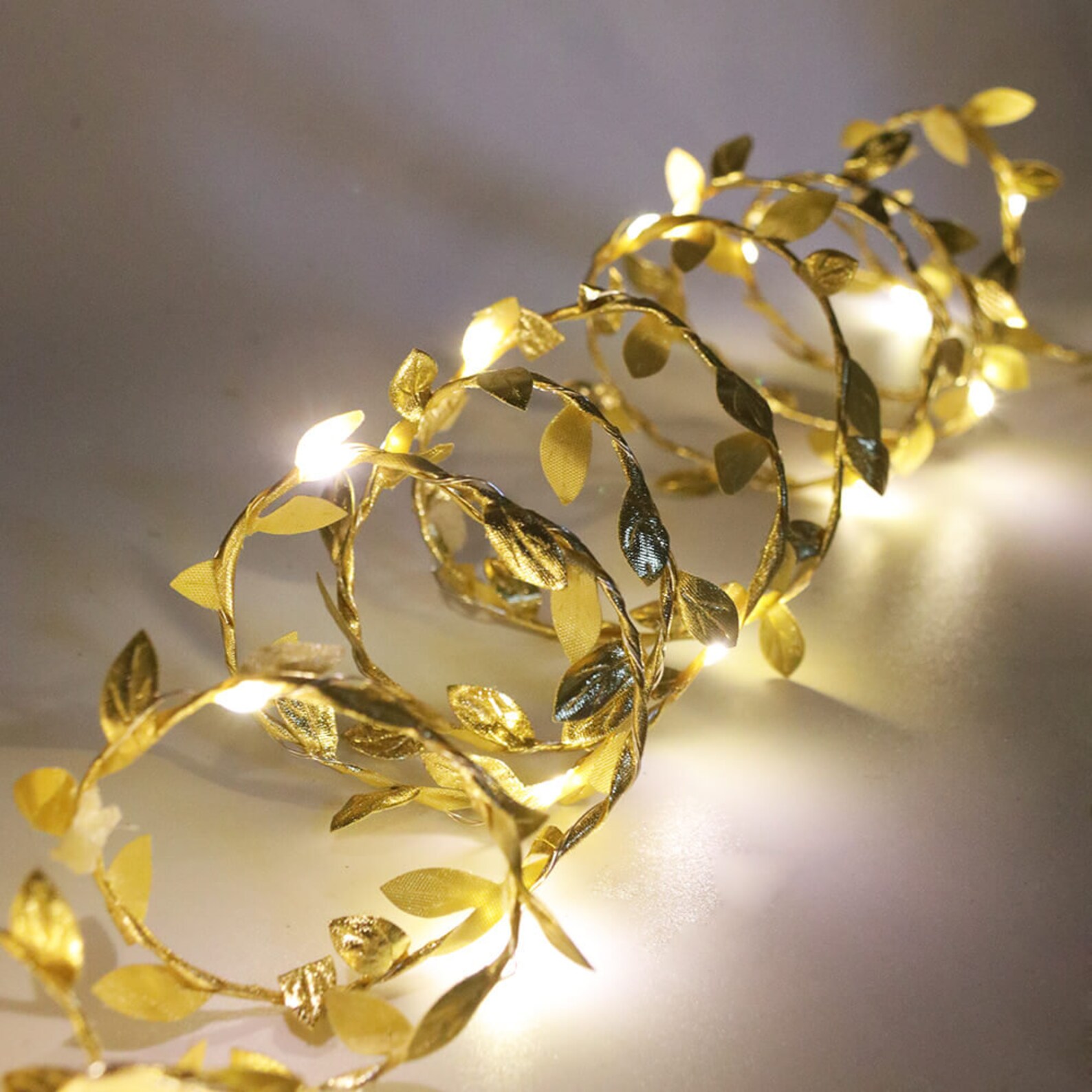 LED Ivy Leaf Fairy String Lights Leaf Garland With Fairy Etsy