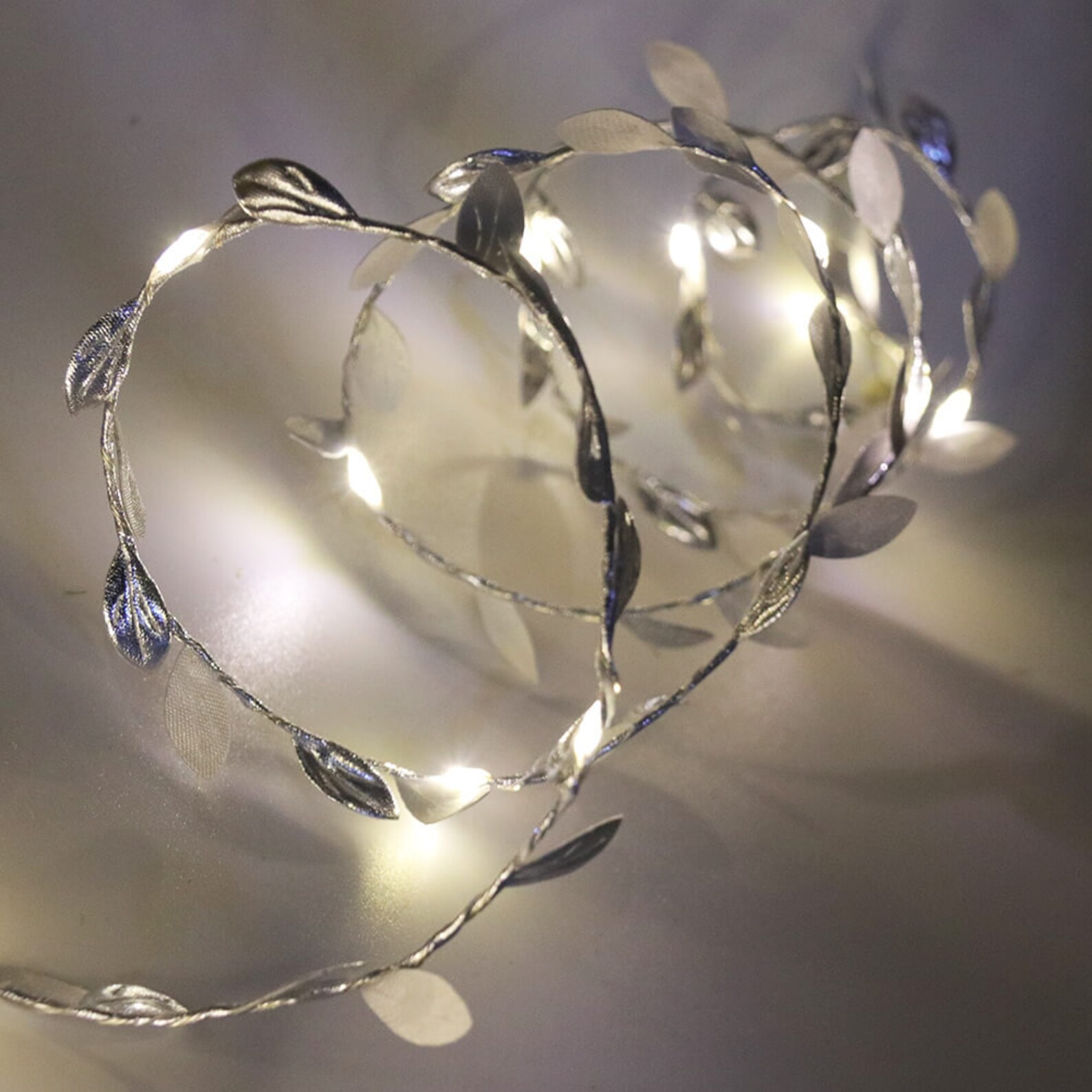 LED Ivy Leaf Fairy String Lights Leaf Garland With Fairy Etsy