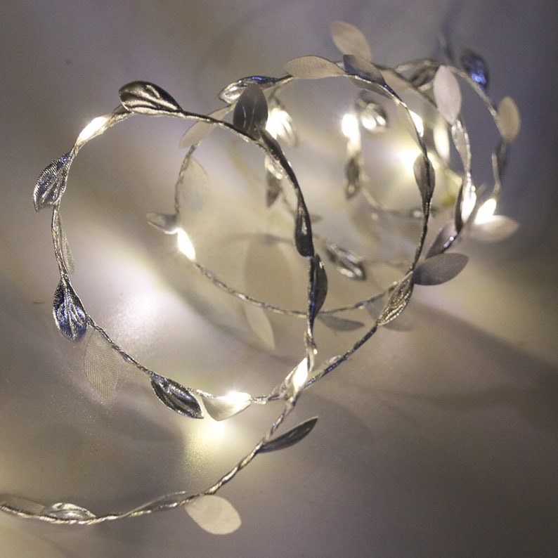 LED Ivy Leaf Fairy String Lights Leaf Garland With Fairy Etsy