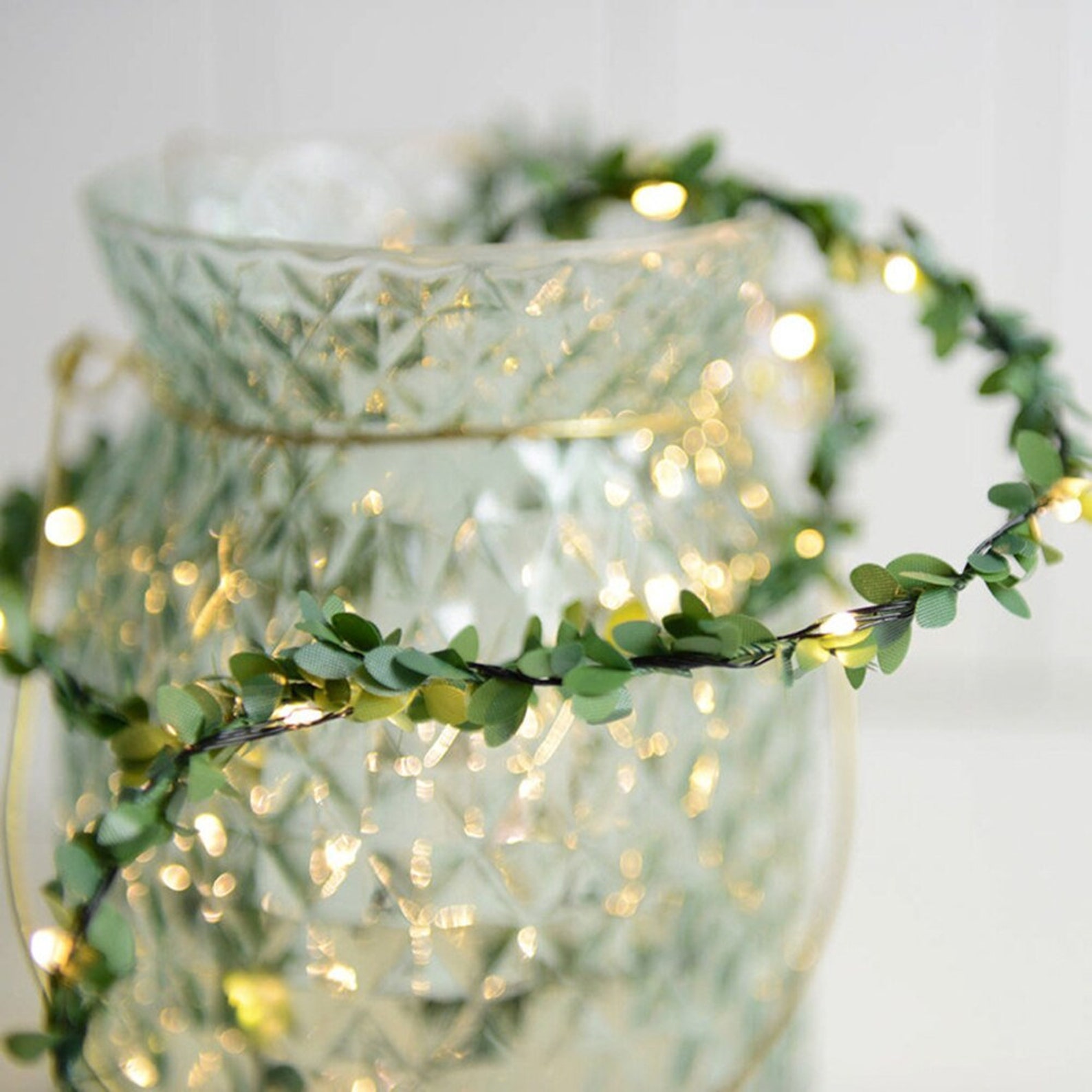 LED Ivy Leaf Fairy String Lights Leaf Garland With Fairy Etsy