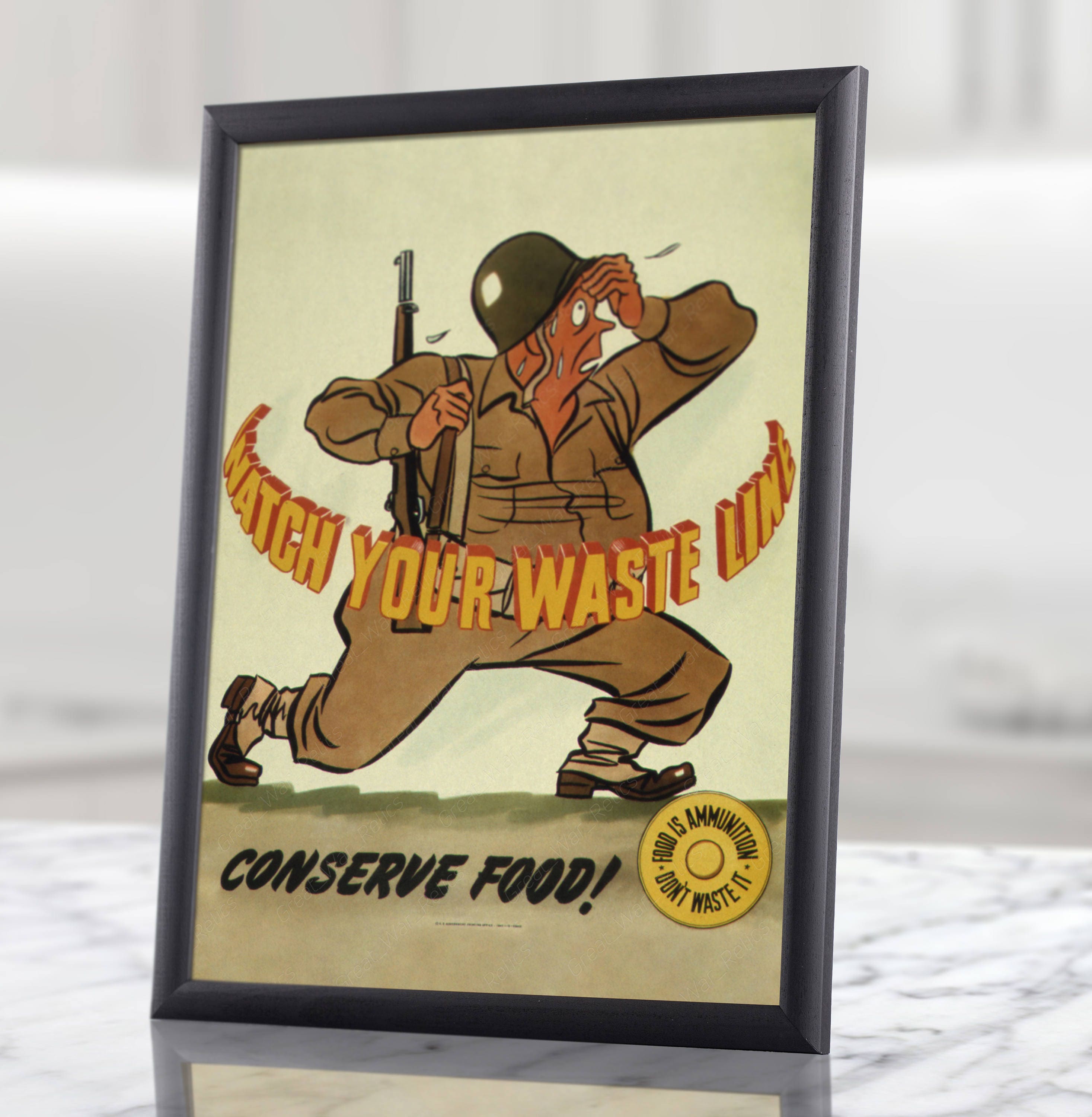 WW2 American Propaganda Poster Reproduction Kitchen Decor Etsy