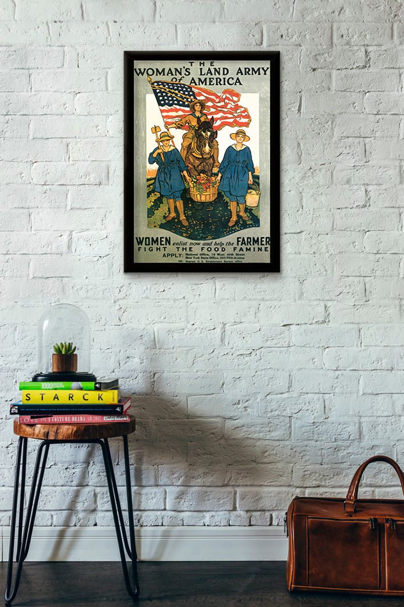 WWI MAKE DO /& MEND CLOTHES SEW PROPAGANDA POSTER PAINTING REAL CANVAS ART PRINT
