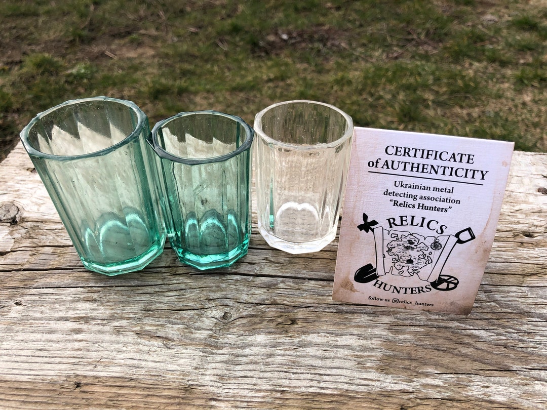 WW1 Original German Vodka Glasses | WWI 1916 Year Eastern Front Trench ...