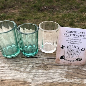 WW1 Original German Vodka Glasses | WWI 1916 year Eastern Front Trench Finds | Free Shipping