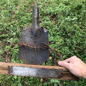World War 1 Memorabilia Original Relics Collectibles Display | WW1 German Shovel + Barbed Wire