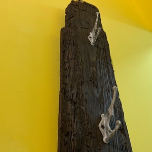 Coat Rack Wall Mount Farmhouse Style | Minimalist Coat Hooks | Reclaimed pine wood | Free Shipping