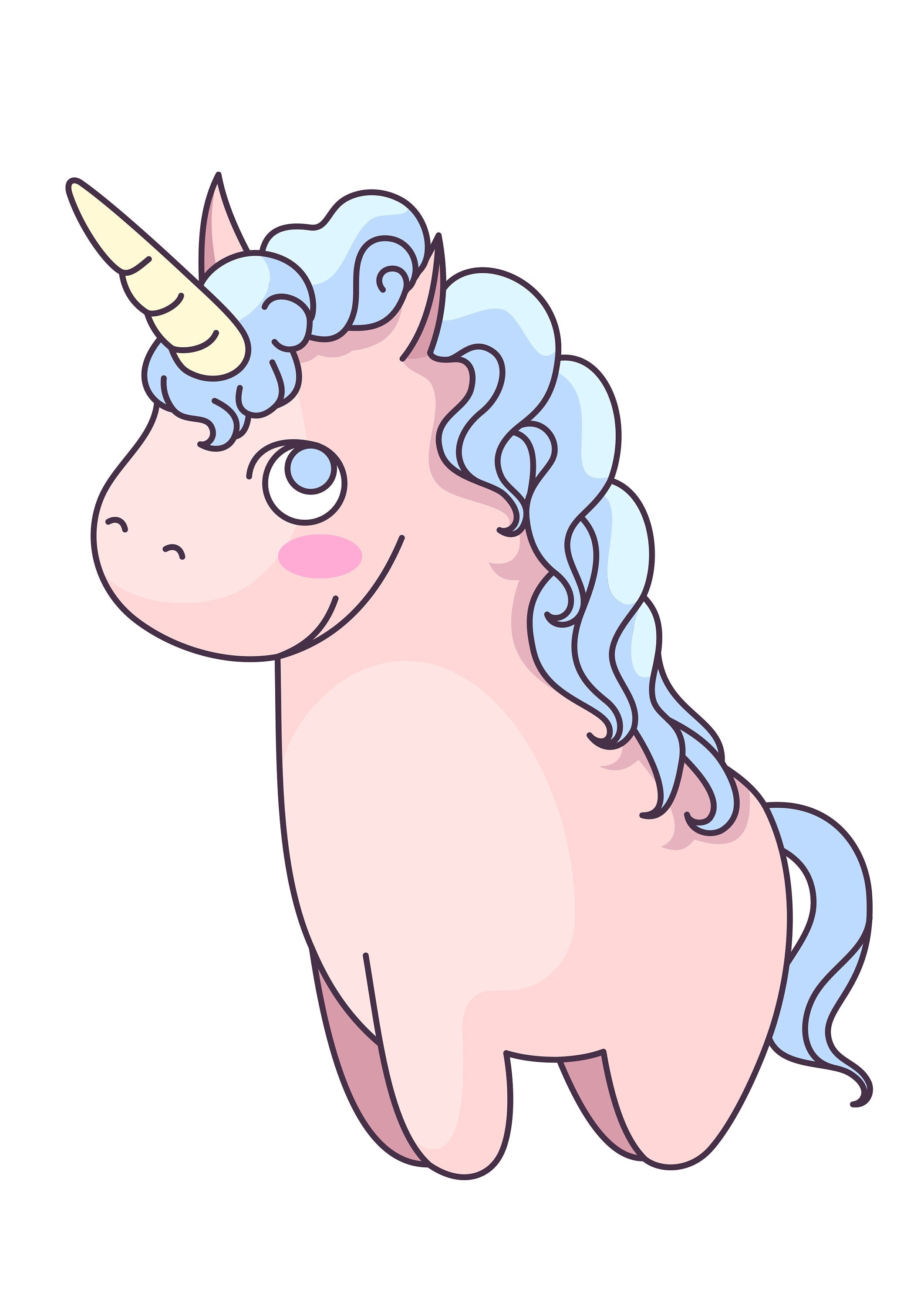 Download Cute Unicorn Svg Cute Unicorn Png Unicorn Svg Unicorn Etsy