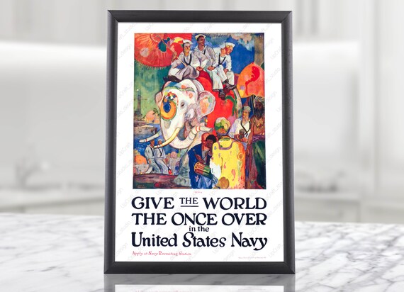 United States Navy Decorations Us Navy Poster United States Etsy
