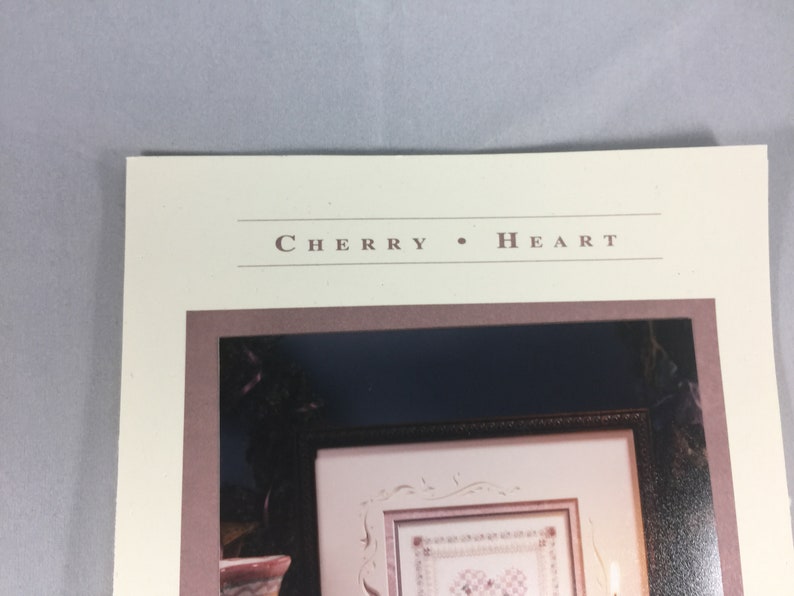 Vintage Cherry Heart Shepherd/'s Bush Counted Cross Stitch Kit Designed by Tina Richards Herman Heart Cross Stitch Kit